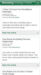 Mobile Screenshot of brandingstrategyinsider.com